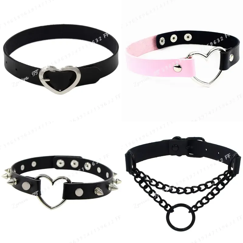 Harajuku Punk Rock Gothic Chok - Goth Punk Spike Choker ulasan dan harga