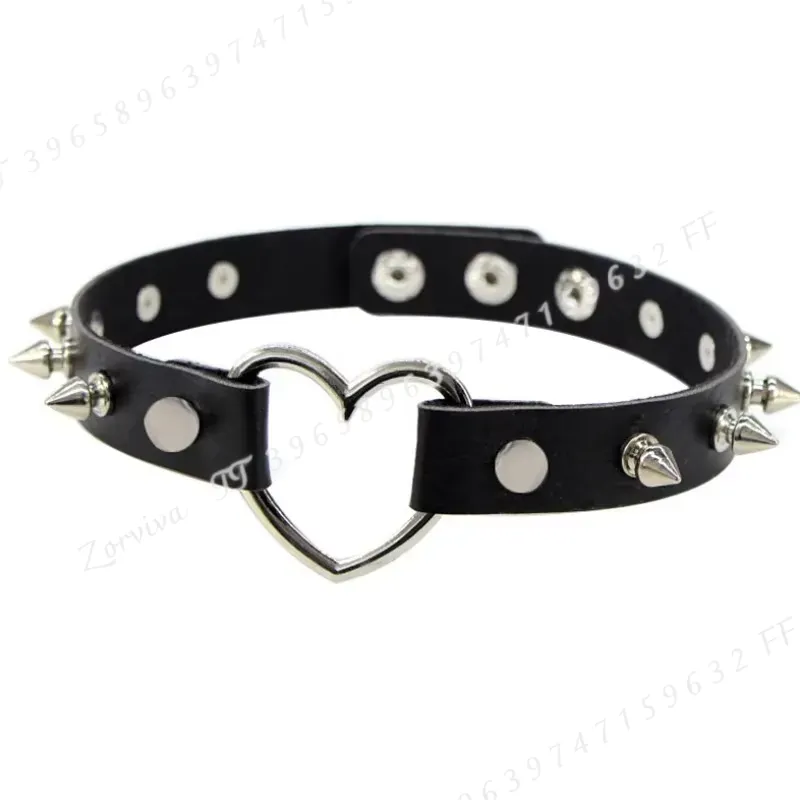 Harajuku Punk Rock Gothic Chok - Goth Punk Spike Choker ulasan dan harga