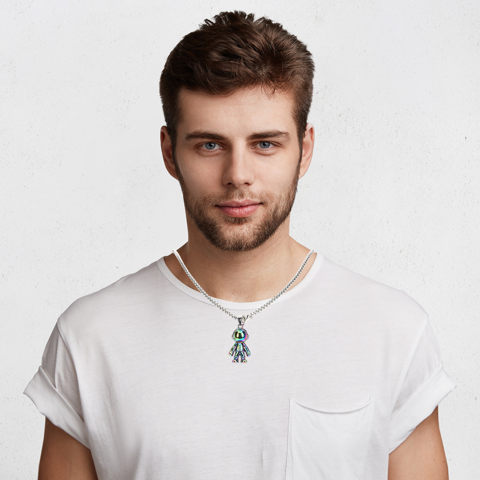 1Pair Couple Matching Necklace - Magnetic Couple Matching Necklaces ulasan dan harga