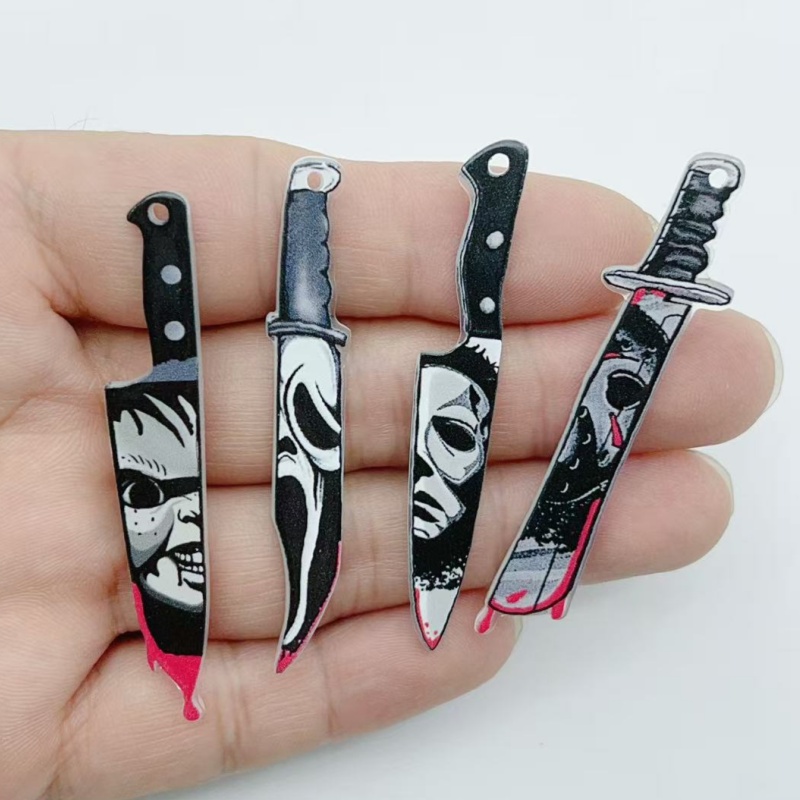 10 pieces of acrylic jewelry H - Earrings ulasan dan harga
