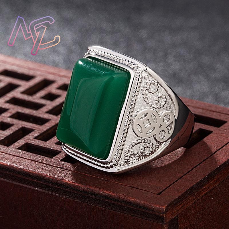 Green Natural Jade Rings Real  - Rings ulasan dan harga
