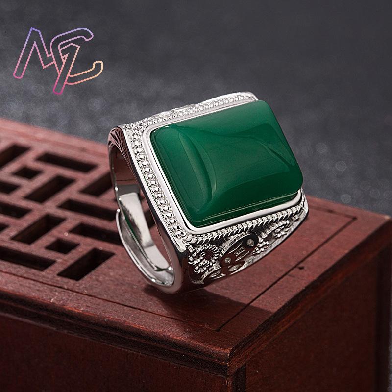 Green Natural Jade Rings Real  - Rings ulasan dan harga
