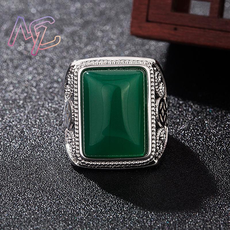 Green Natural Jade Rings Real  - Rings ulasan dan harga