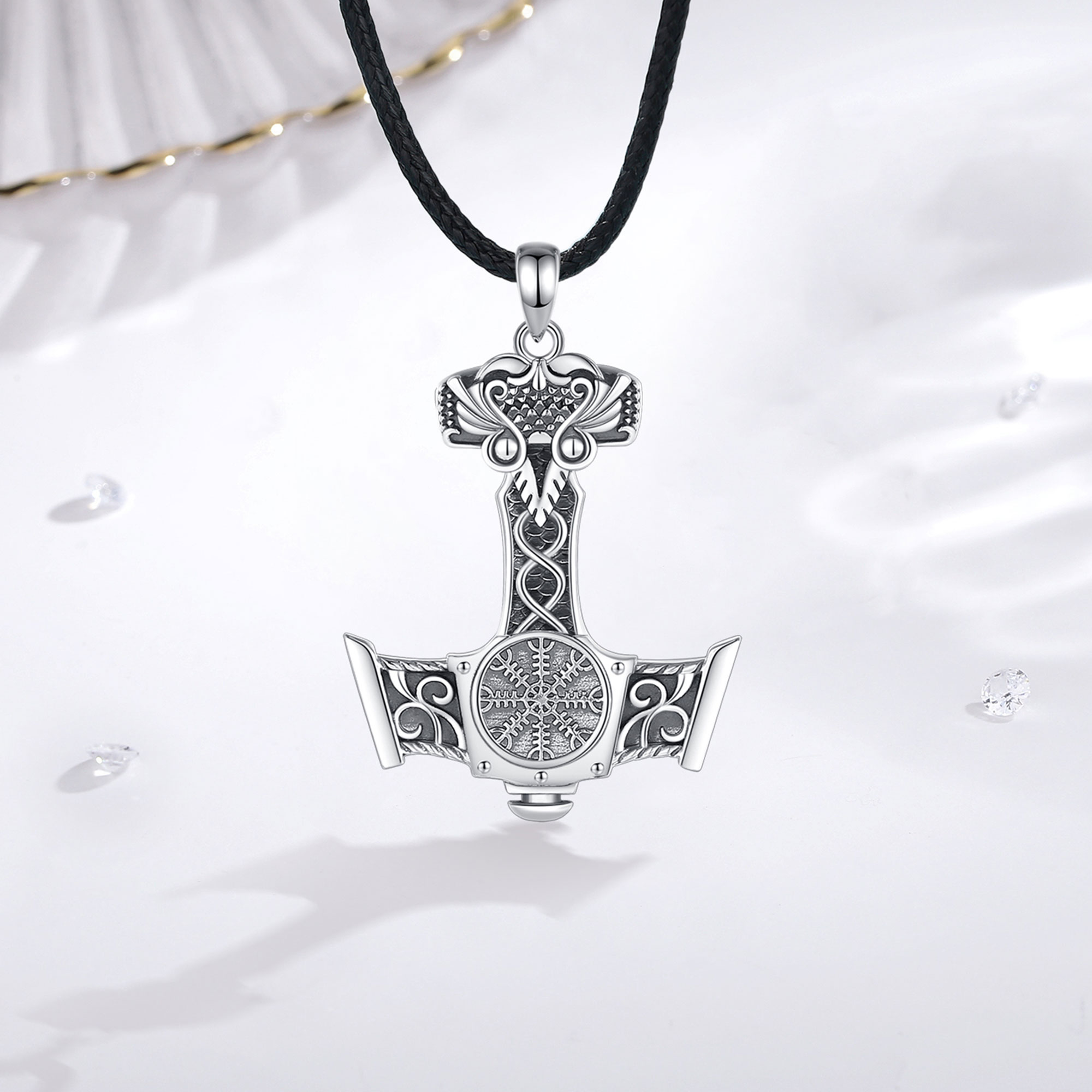Eudora 925 Sterling Silver Nor - 925 Sterling Silver Chain Necklace Men ulasan dan harga