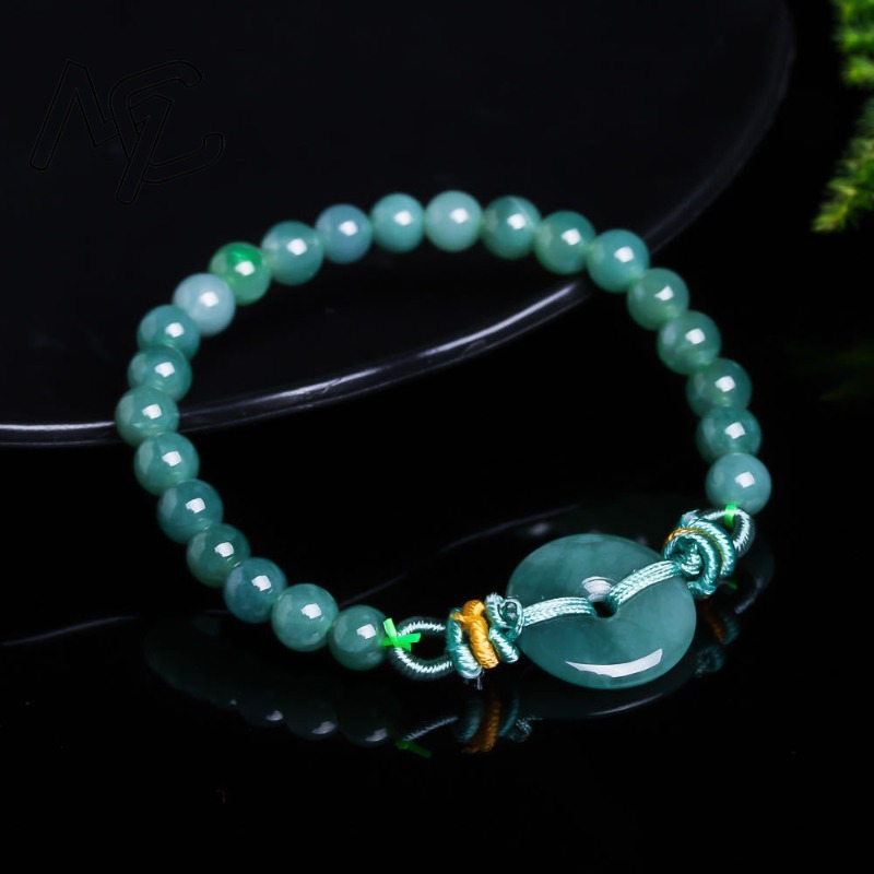 Natural Real Emerald Blue Wate - Necklaces ulasan dan harga