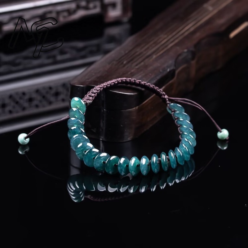 Natural Real Emerald Blue Wate - Necklaces ulasan dan harga