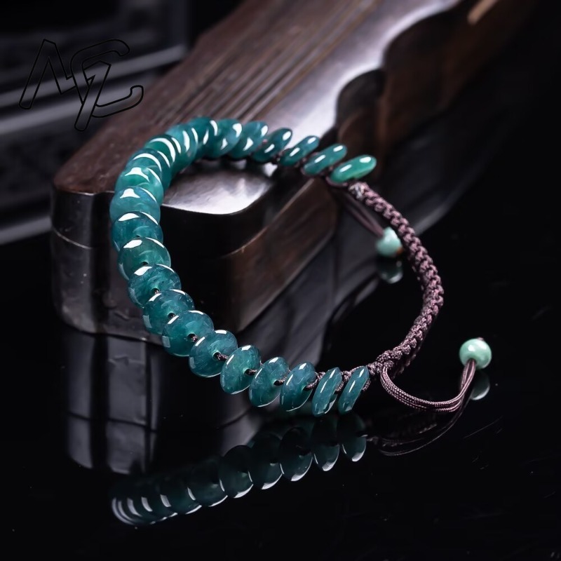 Natural Real Emerald Blue Wate - Necklaces ulasan dan harga