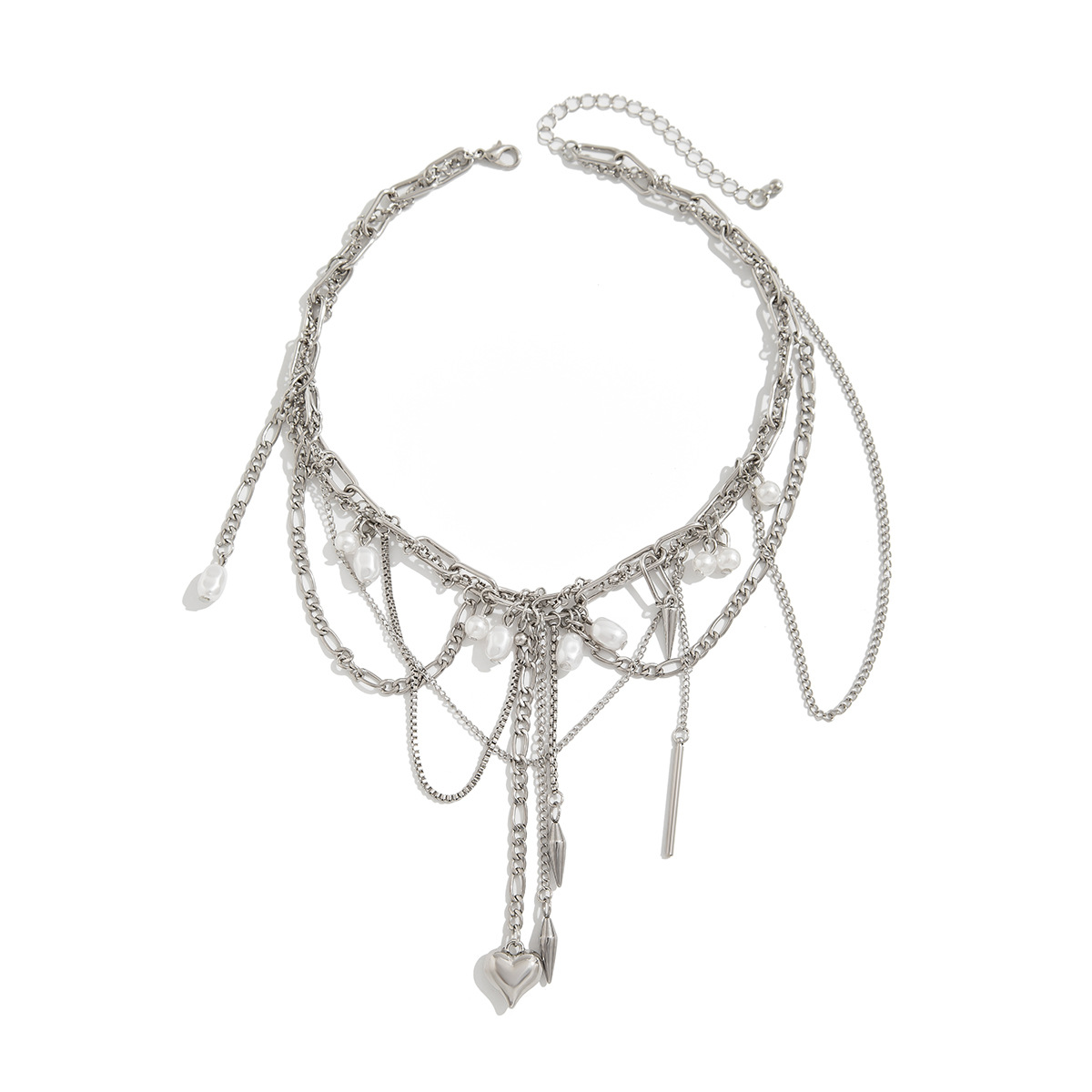 Vintage Irregular Imitation Pe - Pearl Choker Necklace Vintage ulasan dan harga