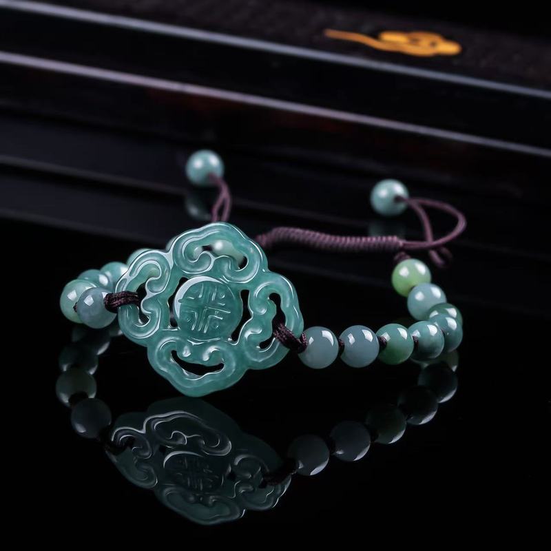 Natural Jadeite A-grade Bracel - Bracelets ulasan dan harga