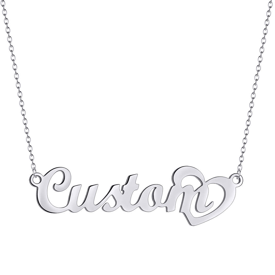 Customized Name Necklace with  - Custom Name Necklace Stainless Steel ulasan dan harga