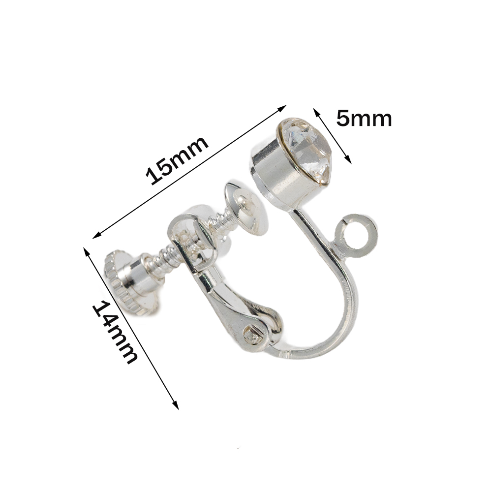 10pcs Brass Clip on Earring Co - Body Jewelry ulasan dan harga