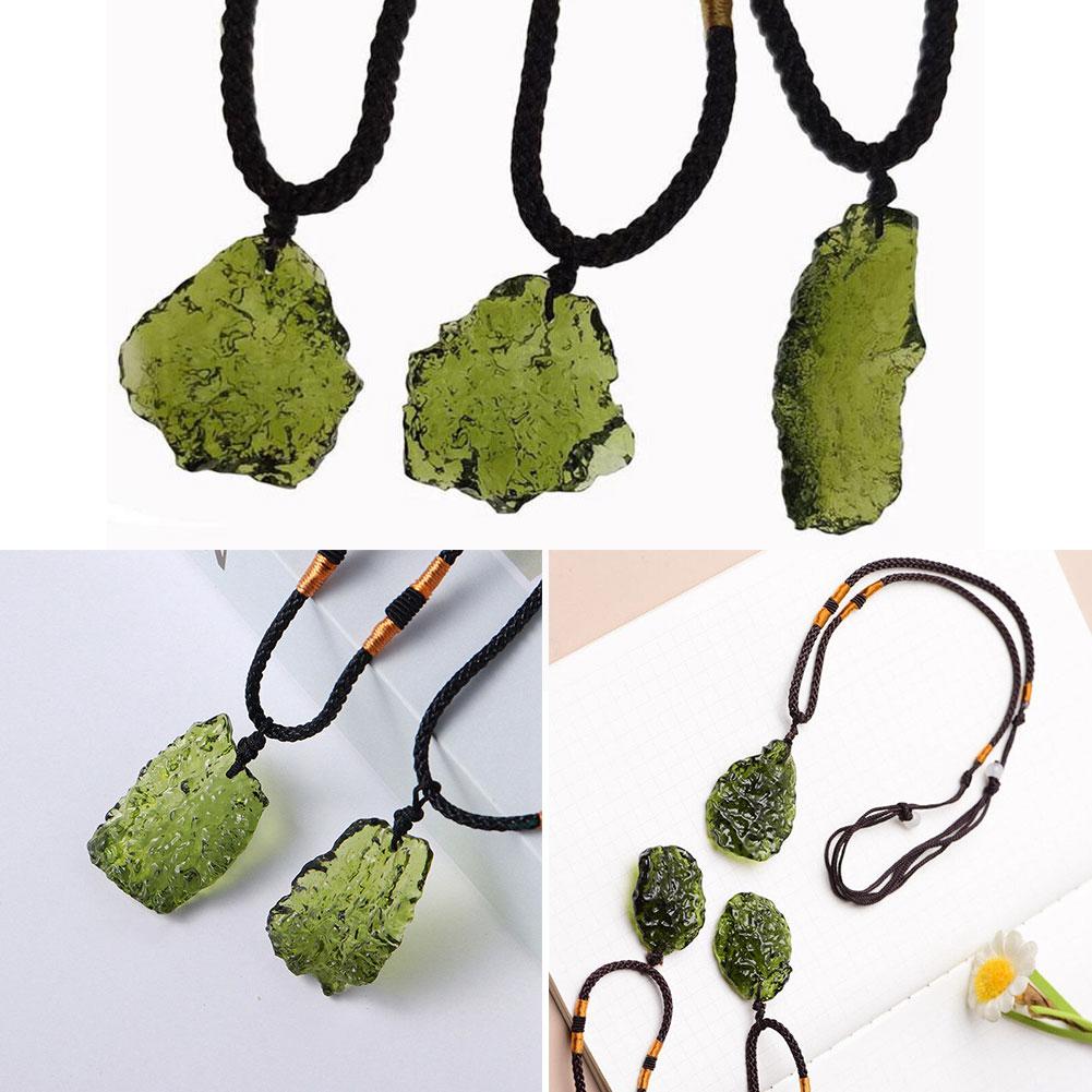 Natural Unique Crystal Quartz  - Crystal Pendant Necklace Natural Stone ulasan dan harga