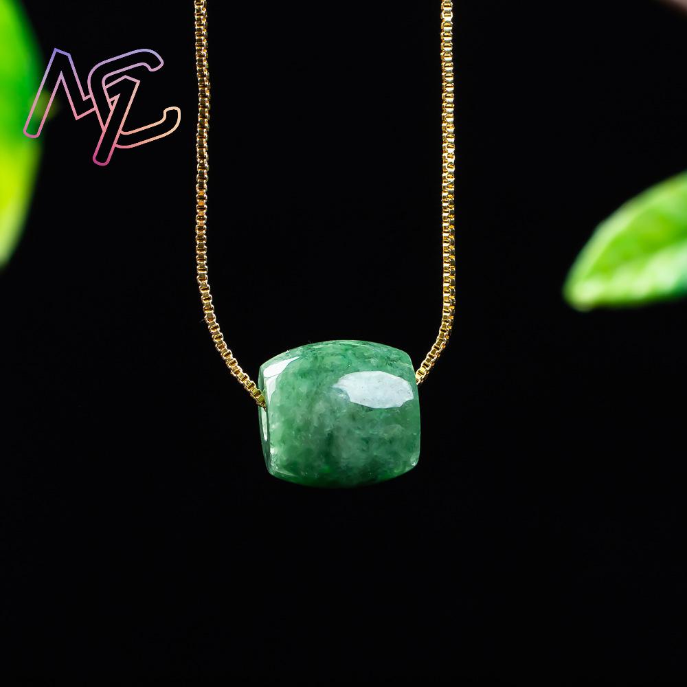 Natural Real Jade Bead Pendant - Necklaces ulasan dan harga