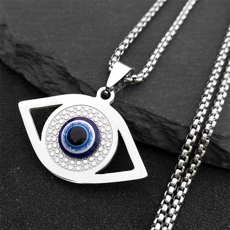 Islam Hamsa Evil Blue Eye Neck - Necklaces ulasan dan harga